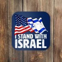 I Stand With Israel Israeli Pray For Israel Coaster thumb 0