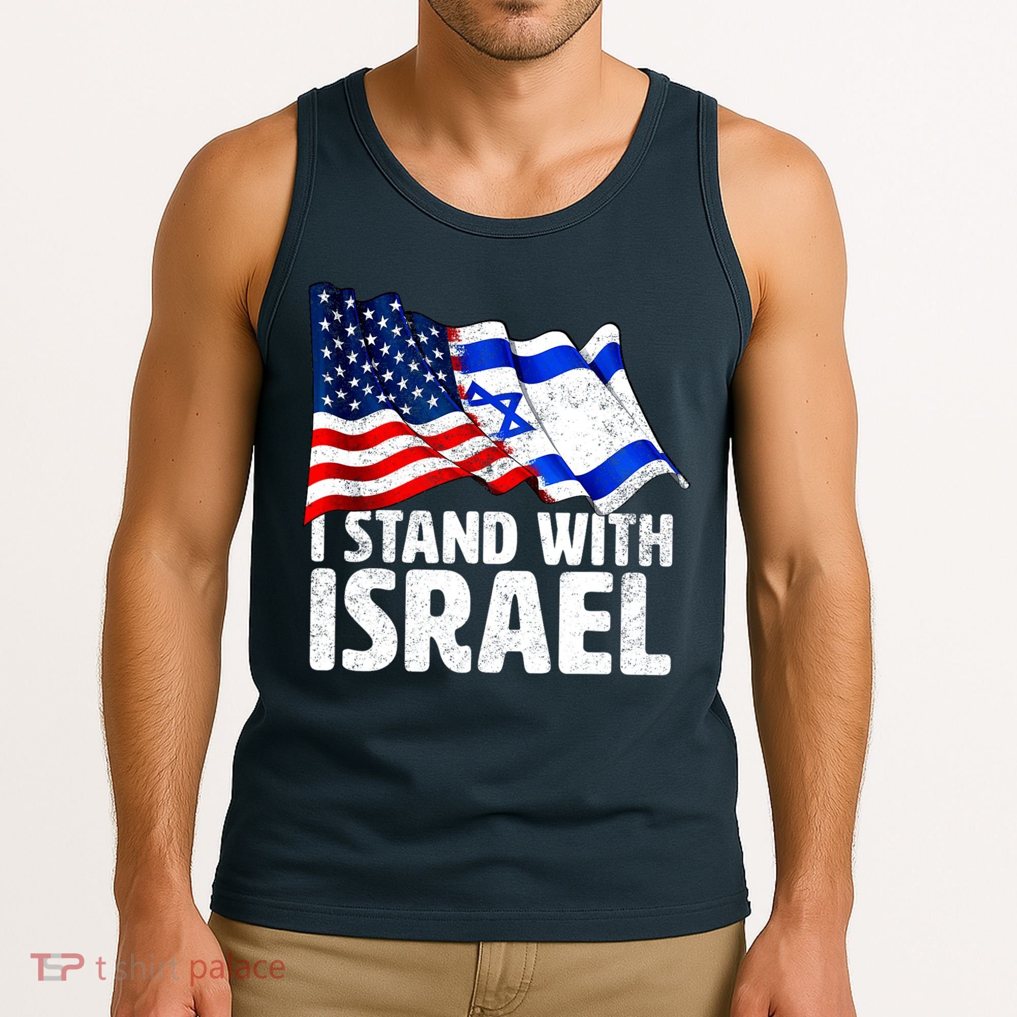 I Stand With Israel Israeli Pray For Israel Tank Top