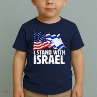 I Stand With Israel Israeli Pray For Israel Toddler T-Shirt thumb 2