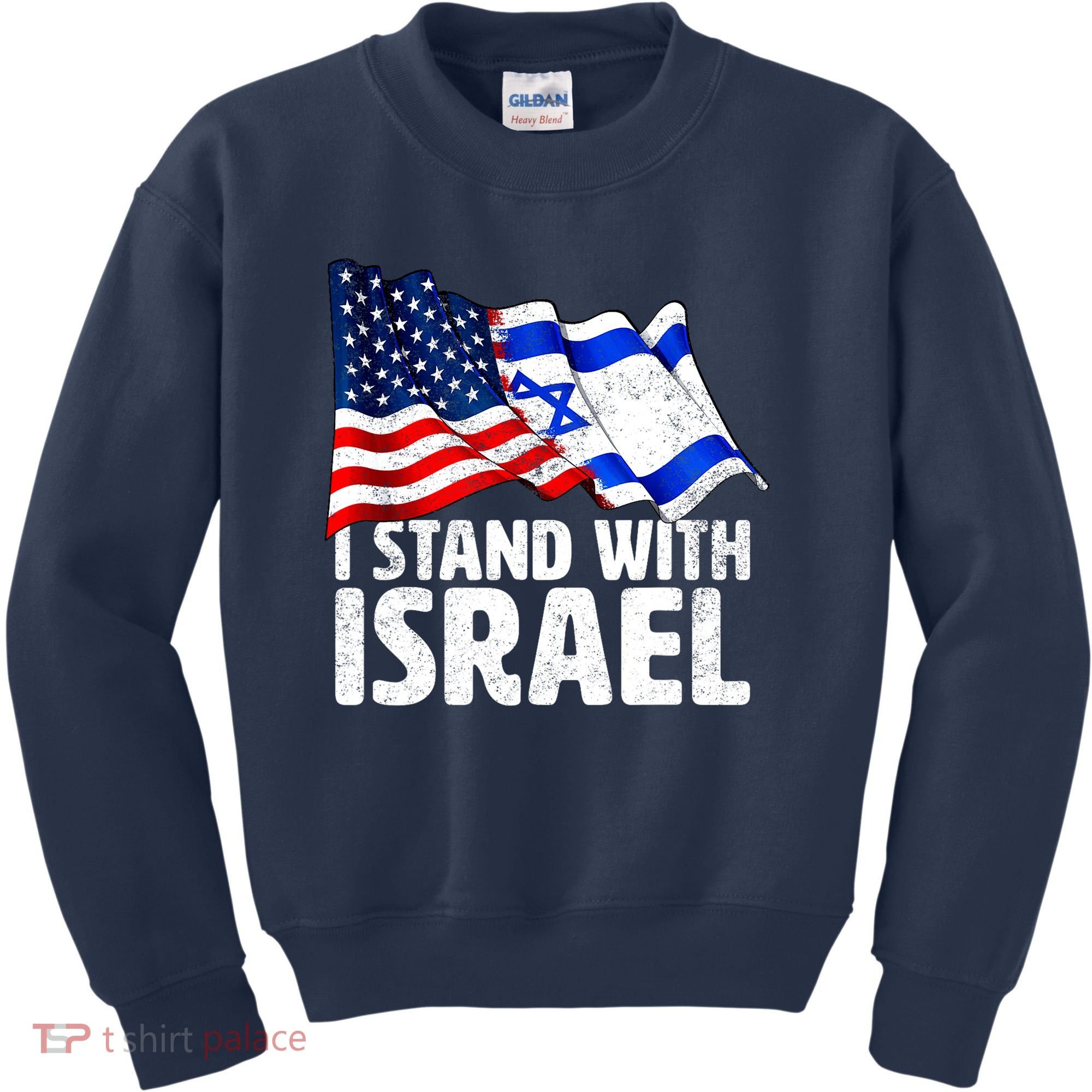 I Stand With Israel Israeli Pray For Israel Kids Sweatshirt