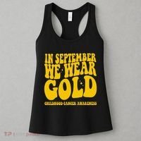 In September We Wear Gold Childhood Cancer Awareness Women's Tank Top thumb 3