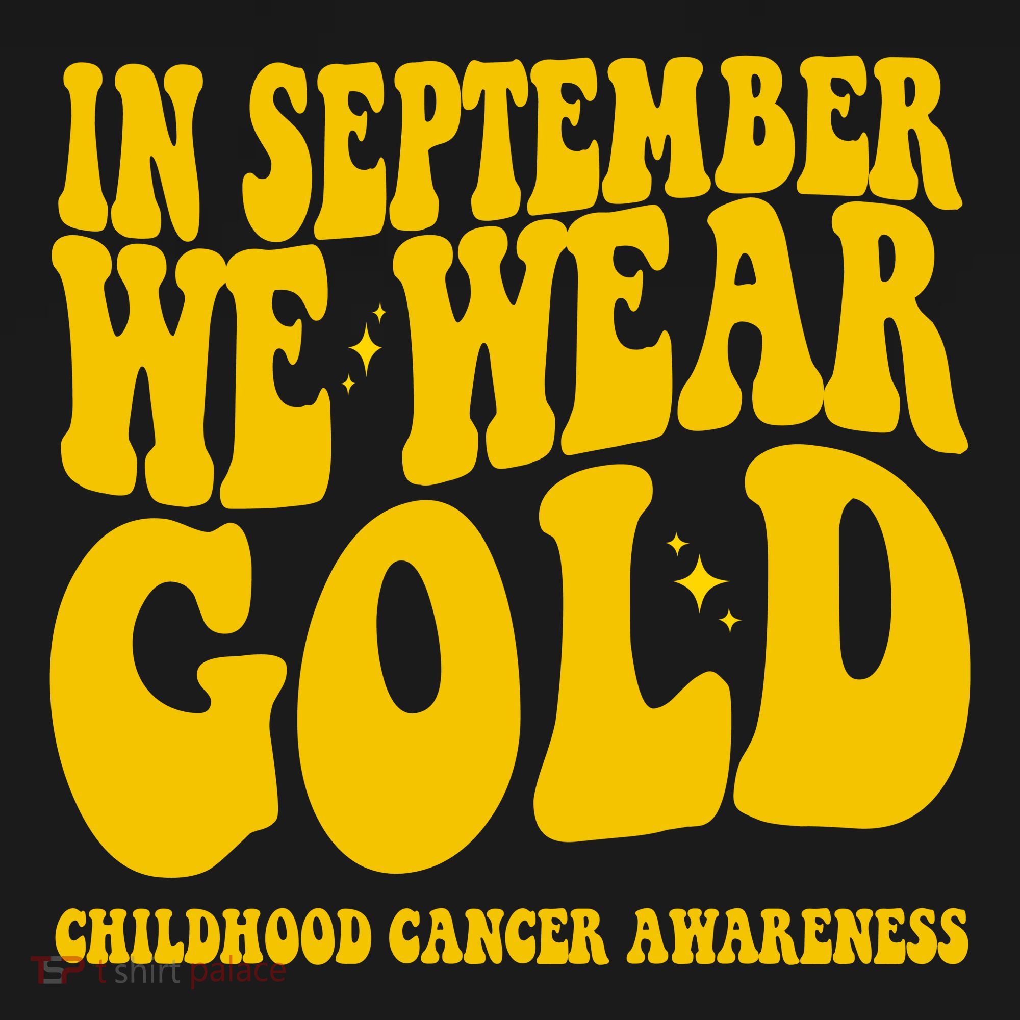 In September We Wear Gold Childhood Cancer Awareness Women's Tank Top