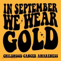 In September We Wear Gold Childhood Cancer Awareness Sweatshirt thumb 2