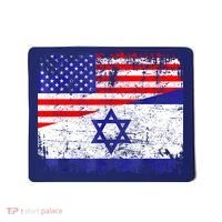 I Stand With Israel Pray For Israel Us Israel Flag Mousepad thumb 0