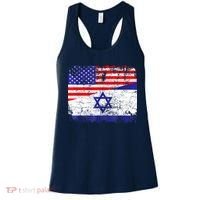 I Stand With Israel Pray For Israel Us Israel Flag Women's Tank Top thumb 0