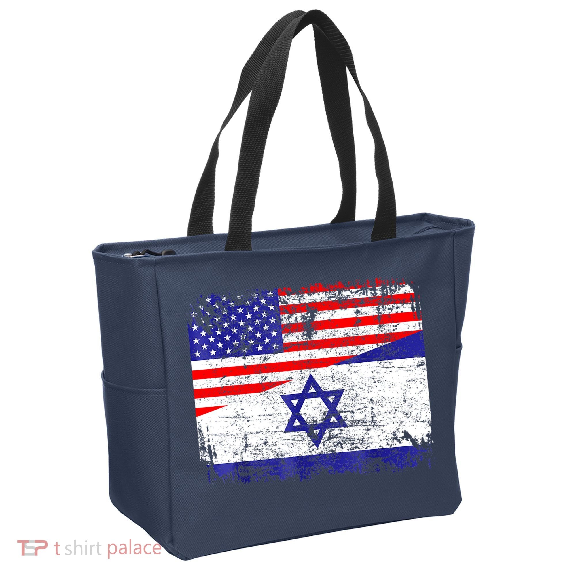 I Stand With Israel Pray For Israel Us Israel Flag Tote Bag
