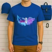 In September We Wear Teal And Purple Ribbon Suicide Prevention Gift T-Shirt thumb 6