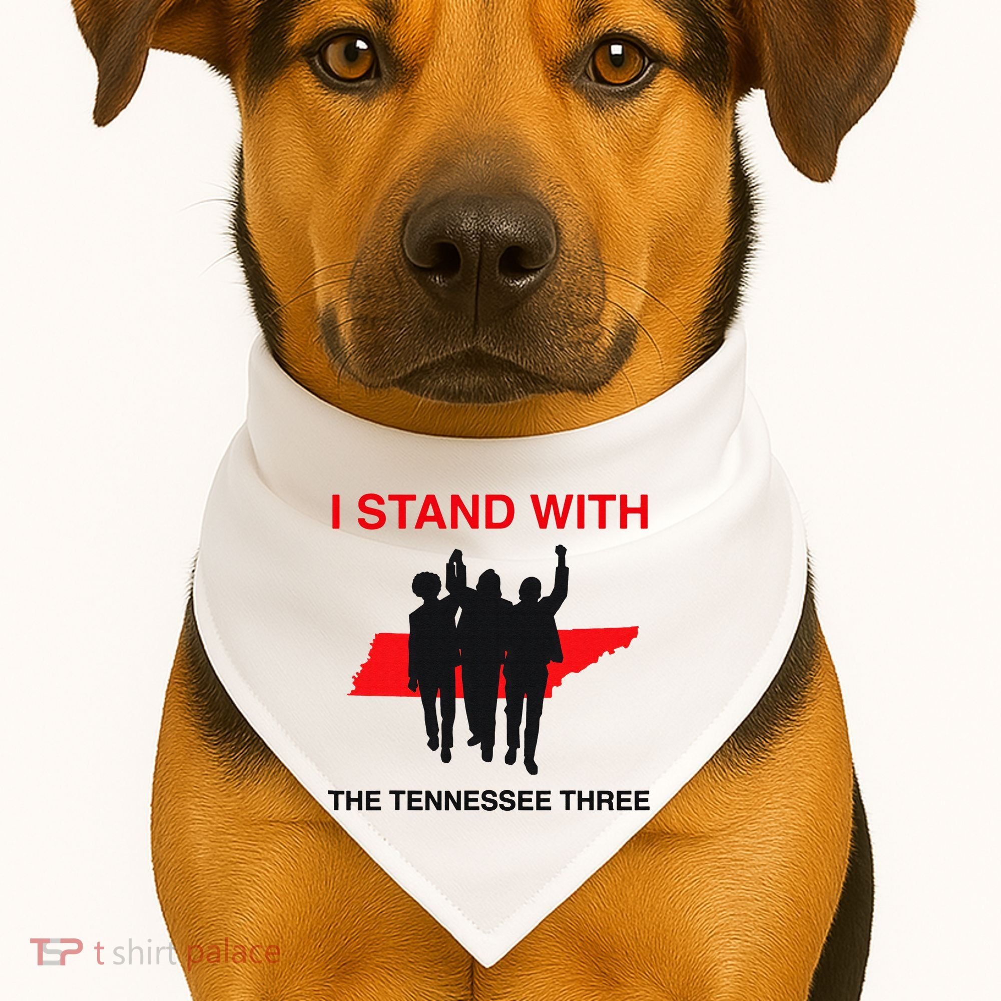 I STAND WITH THE TENNESSEE THREE USA-Made Doggie Bandana