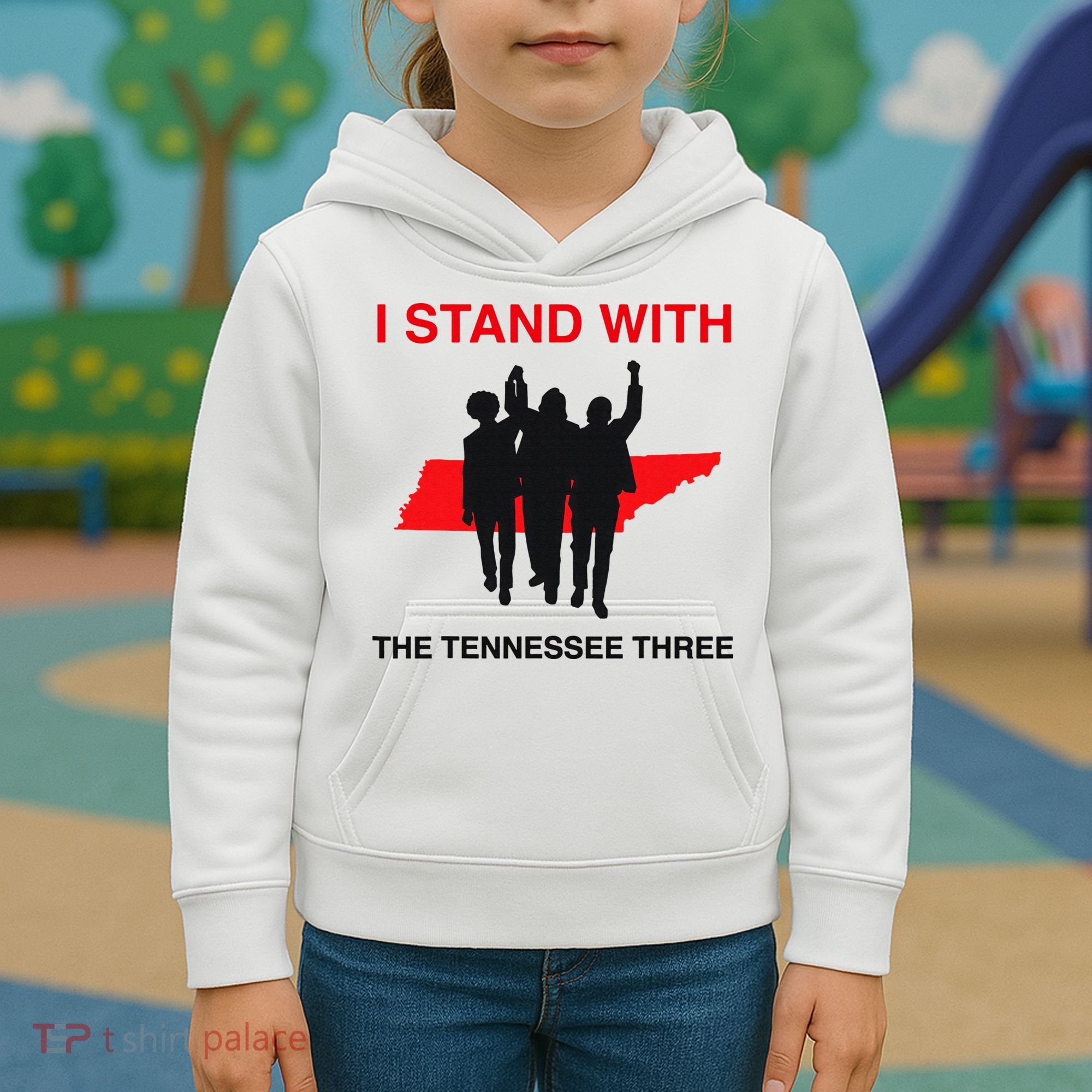 I STAND WITH THE TENNESSEE THREE Kids Hoodie