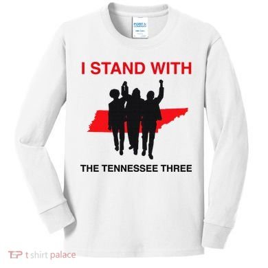 I STAND WITH THE TENNESSEE THREE Kids Long Sleeve Shirt
