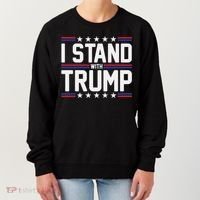 I Stand With Trump Women's Sweatshirt thumb 0