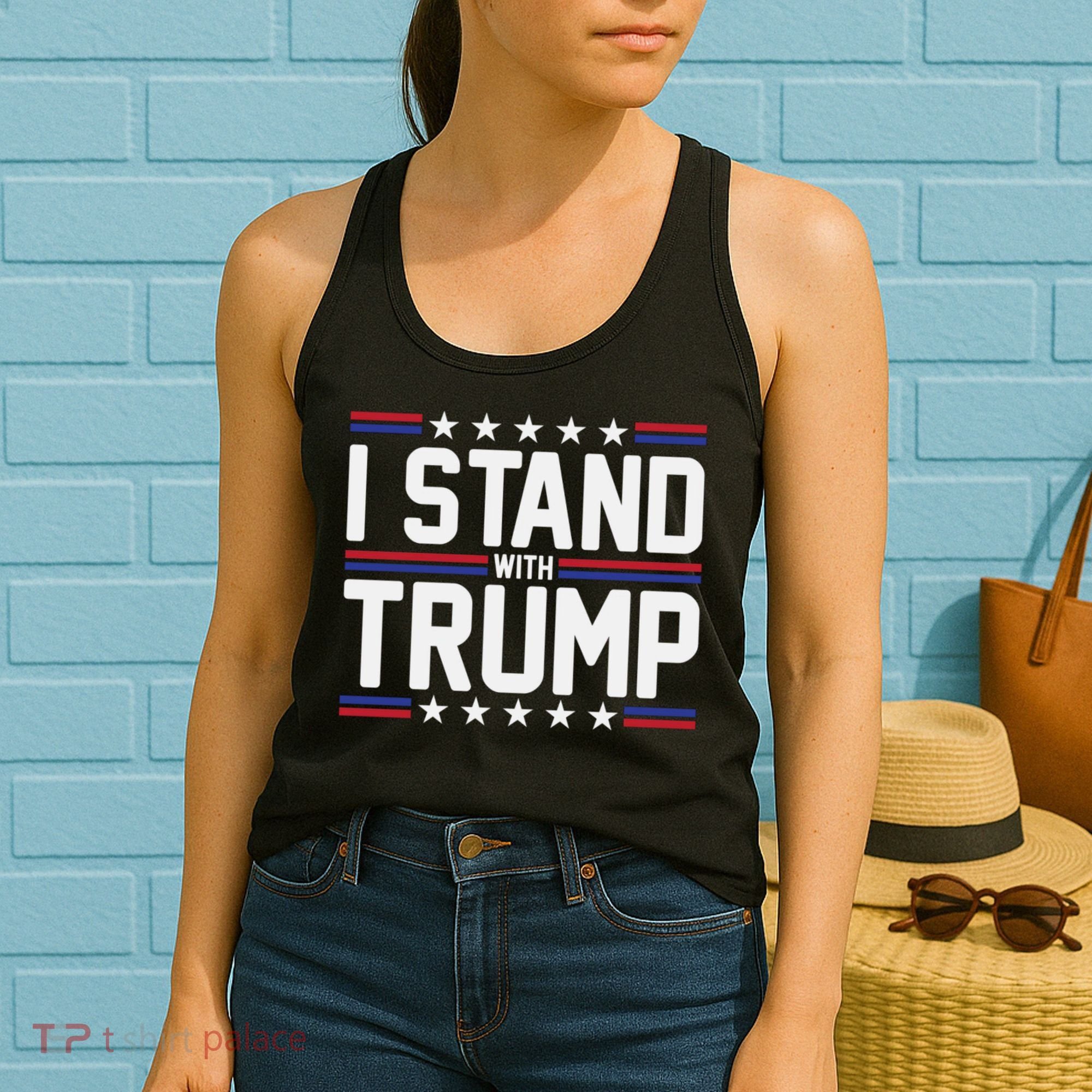I Stand With Trump Women's Tank Top