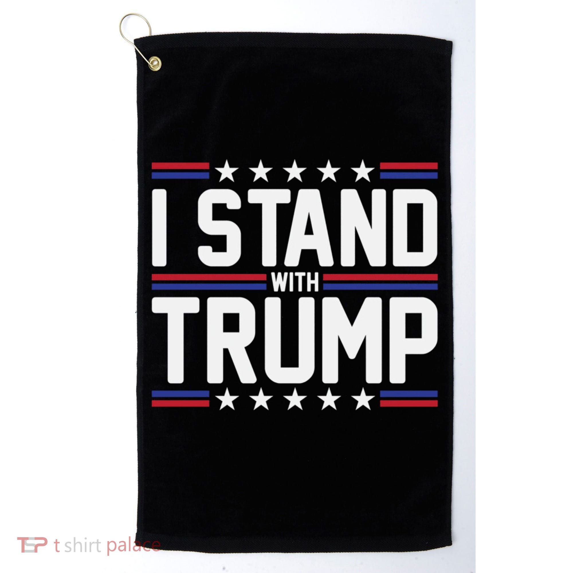 I Stand With Trump Golf Towel
