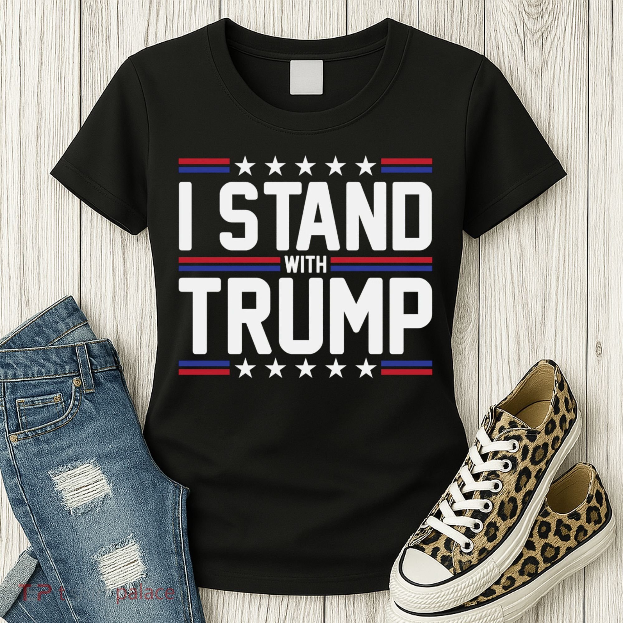 I Stand With Trump Women's T-Shirt