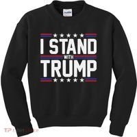 I Stand With Trump Kids Sweatshirt thumb 0