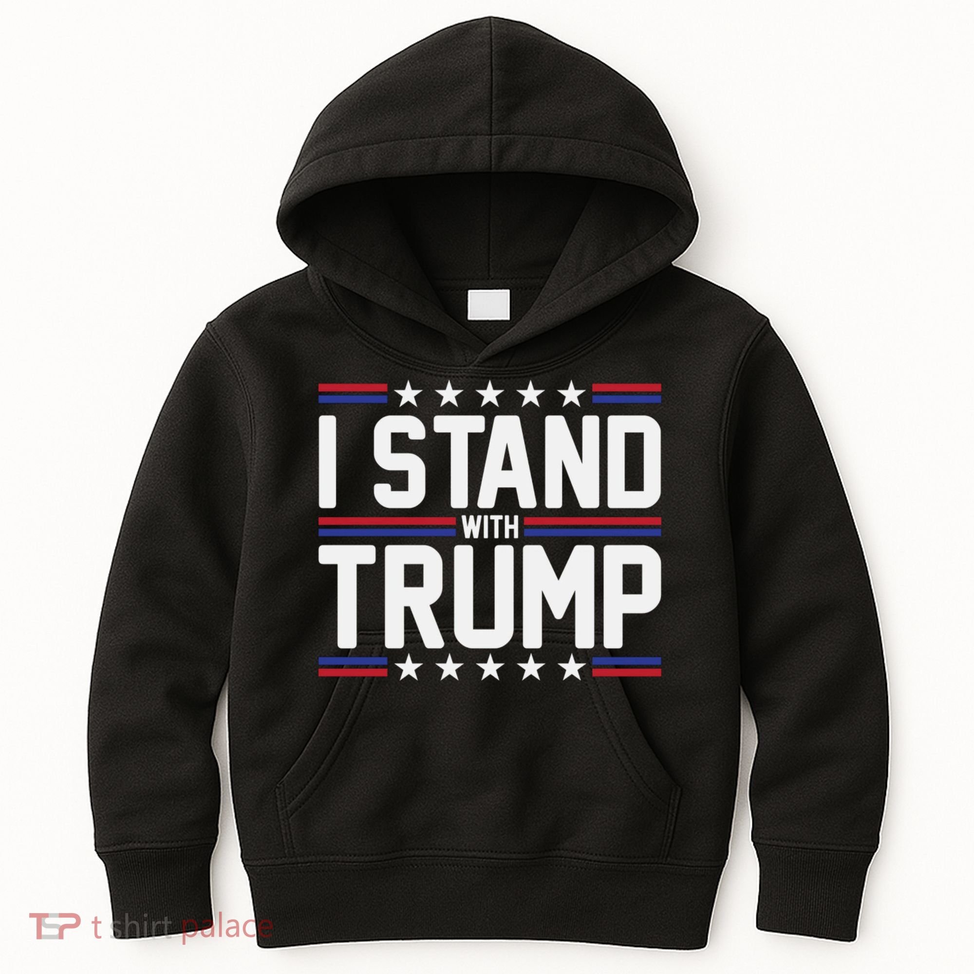 I Stand With Trump Kids Hoodie