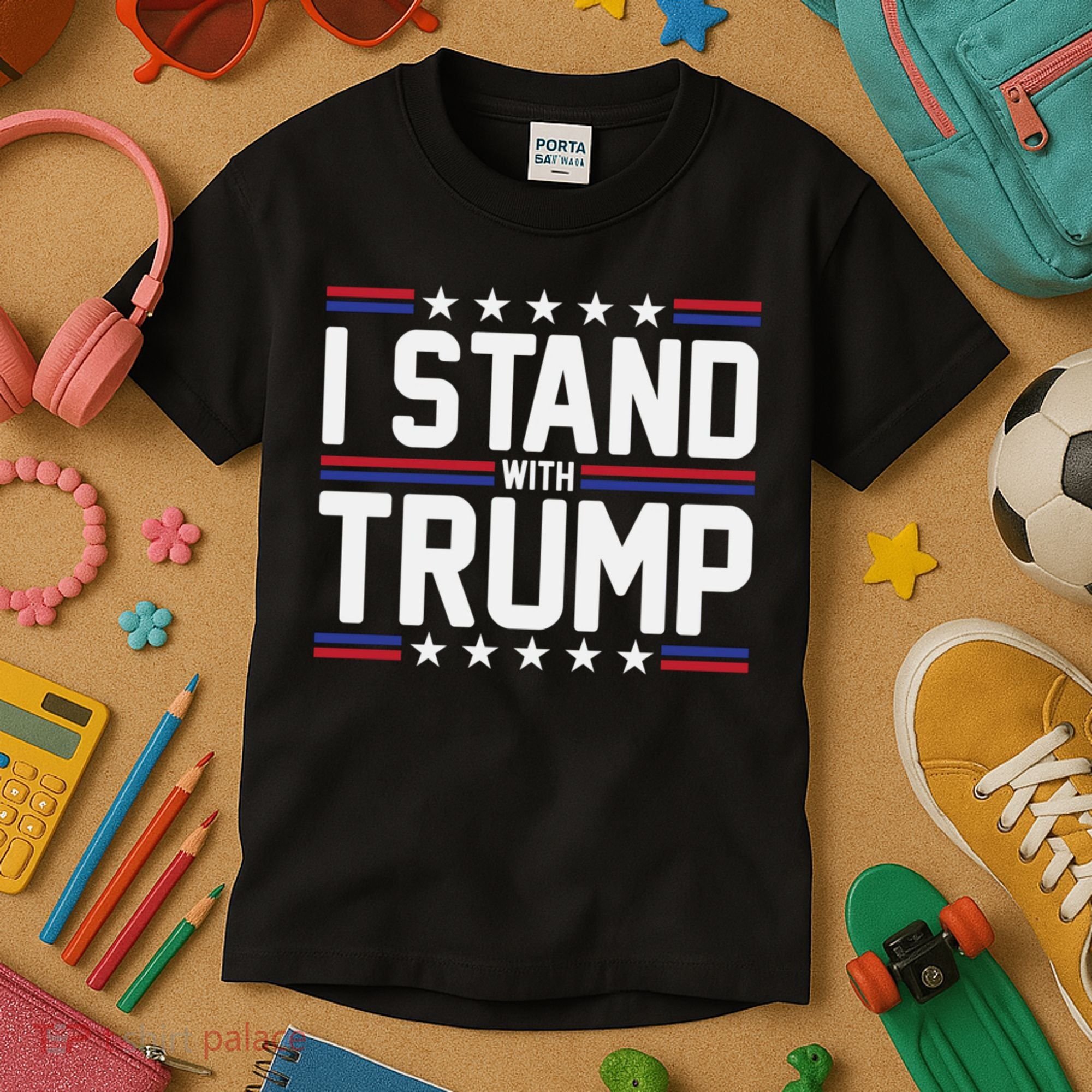 I Stand With Trump Kids T-Shirt