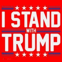 I Stand With Trump Santa Hat thumb 1
