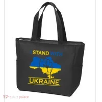 I Stand With Ukraine Map Tote Bag thumb 3