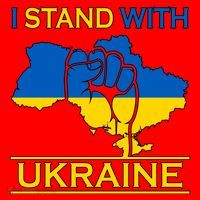 I Stand With Ukraine Map Santa Hat thumb 1