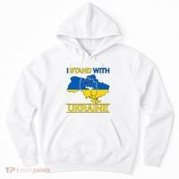 I Stand With Ukraine Map Hoodie thumb 0