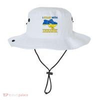 I Stand With Ukraine Map Bucket Hat thumb 0