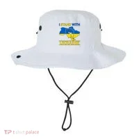 I Stand With Ukraine Map Bucket Hat thumb 0