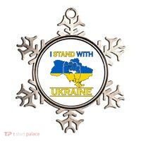 I Stand With Ukraine Map Ornament thumb 0