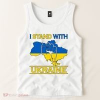 I Stand With Ukraine Map Tank Top thumb 2