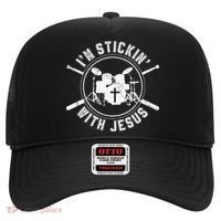 IM Stickin With Jesus Christian Drummer Drum Sticks Hat thumb 0