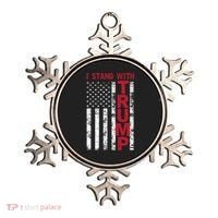 I Stand With Trump I Stand With America Cool Patriotic Ornament thumb 0