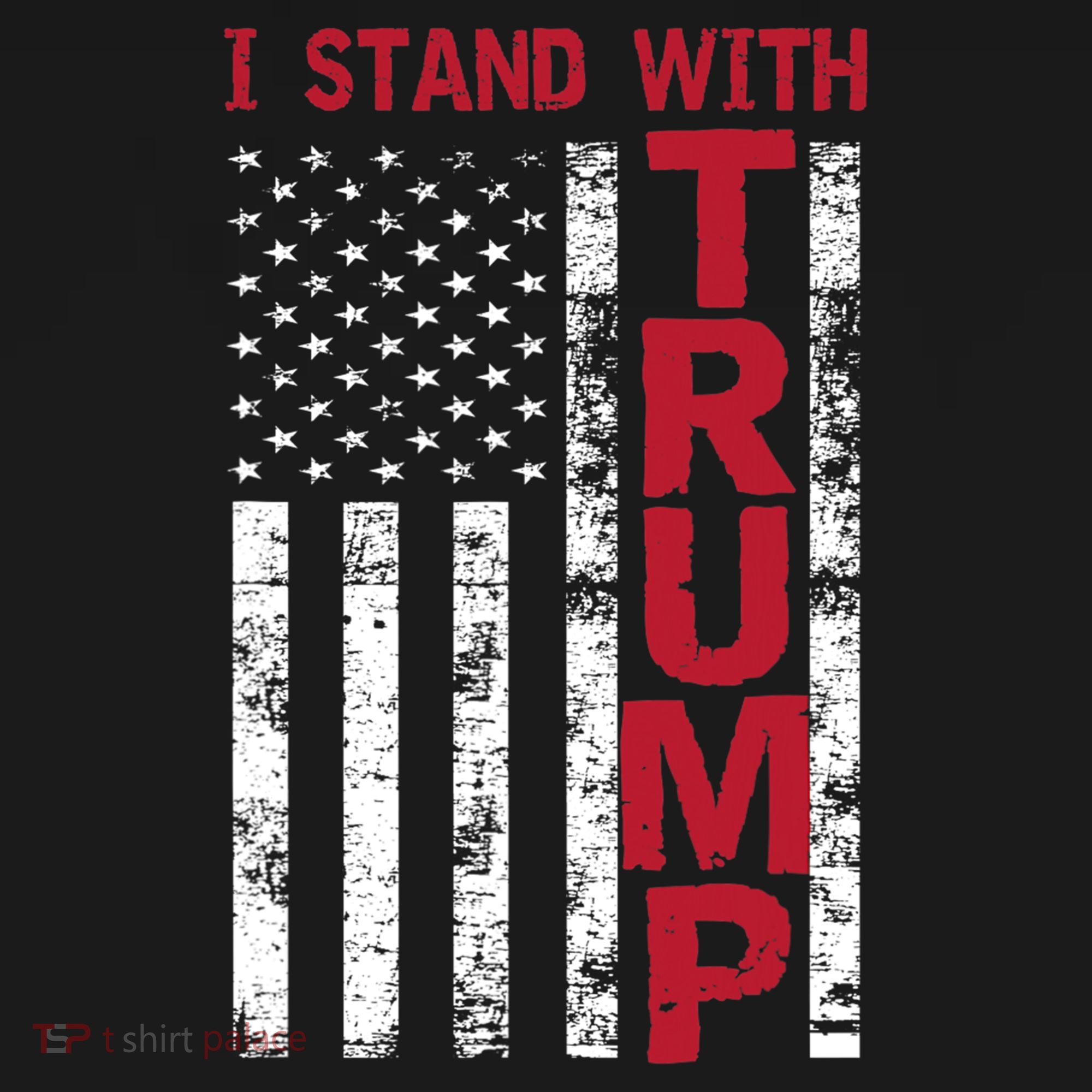 I Stand With Trump I Stand With America Cool Patriotic Ornament