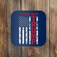 I Stand With Trump I Stand With America Cool Patriotic Coaster thumb 0