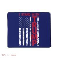 I Stand With Trump I Stand With America Cool Patriotic Mousepad thumb 0