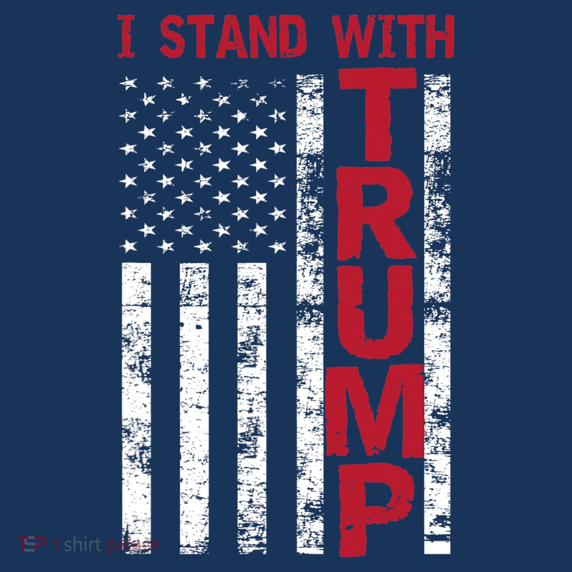 I Stand With Trump I Stand With America Cool Patriotic Mousepad