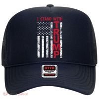 I Stand With Trump I Stand With America Cool Patriotic Hat thumb 0