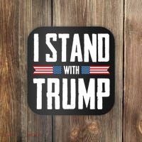 I Stand With Trump 2024 Coaster thumb 0