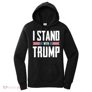 I Stand With Trump 2024 Women's Hoodie