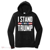 I Stand With Trump 2024 Women's Hoodie thumb 0
