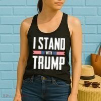 I Stand With Trump 2024 Women's Tank Top thumb 2