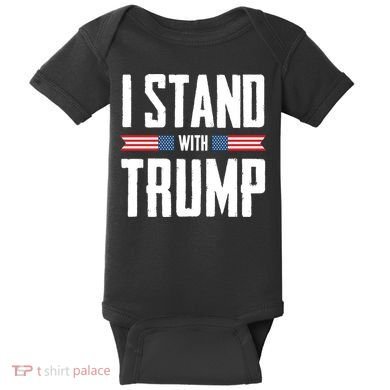 I Stand With Trump 2024 Baby Bodysuit