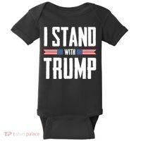 I Stand With Trump 2024 Baby Bodysuit thumb 0