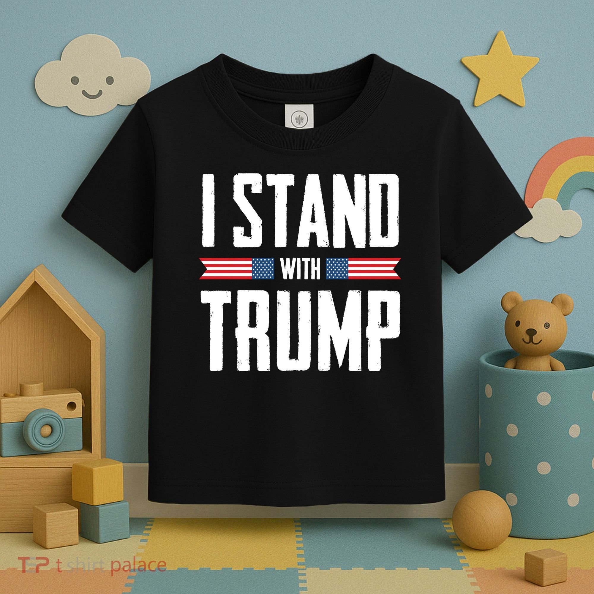 I Stand With Trump 2024 Toddler T-Shirt
