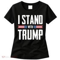 I Stand With Trump 2024 Women's T-Shirt thumb 0