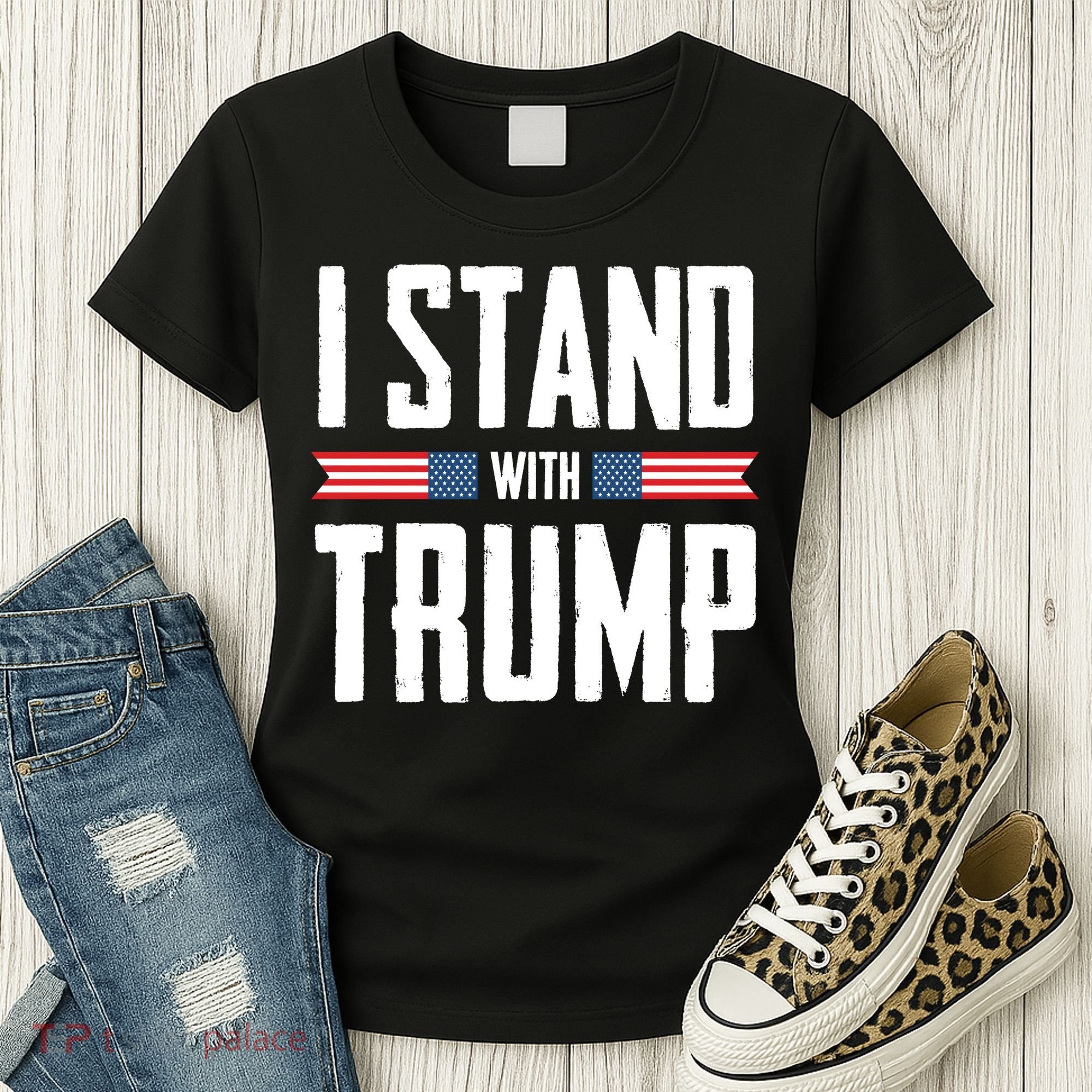 I Stand With Trump 2024 Women's T-Shirt