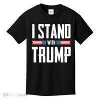 I Stand With Trump 2024 Kids T-Shirt thumb 0
