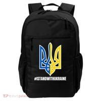 I Stand With Ukraine Flag Support Free Ukrainians Backpack thumb 0