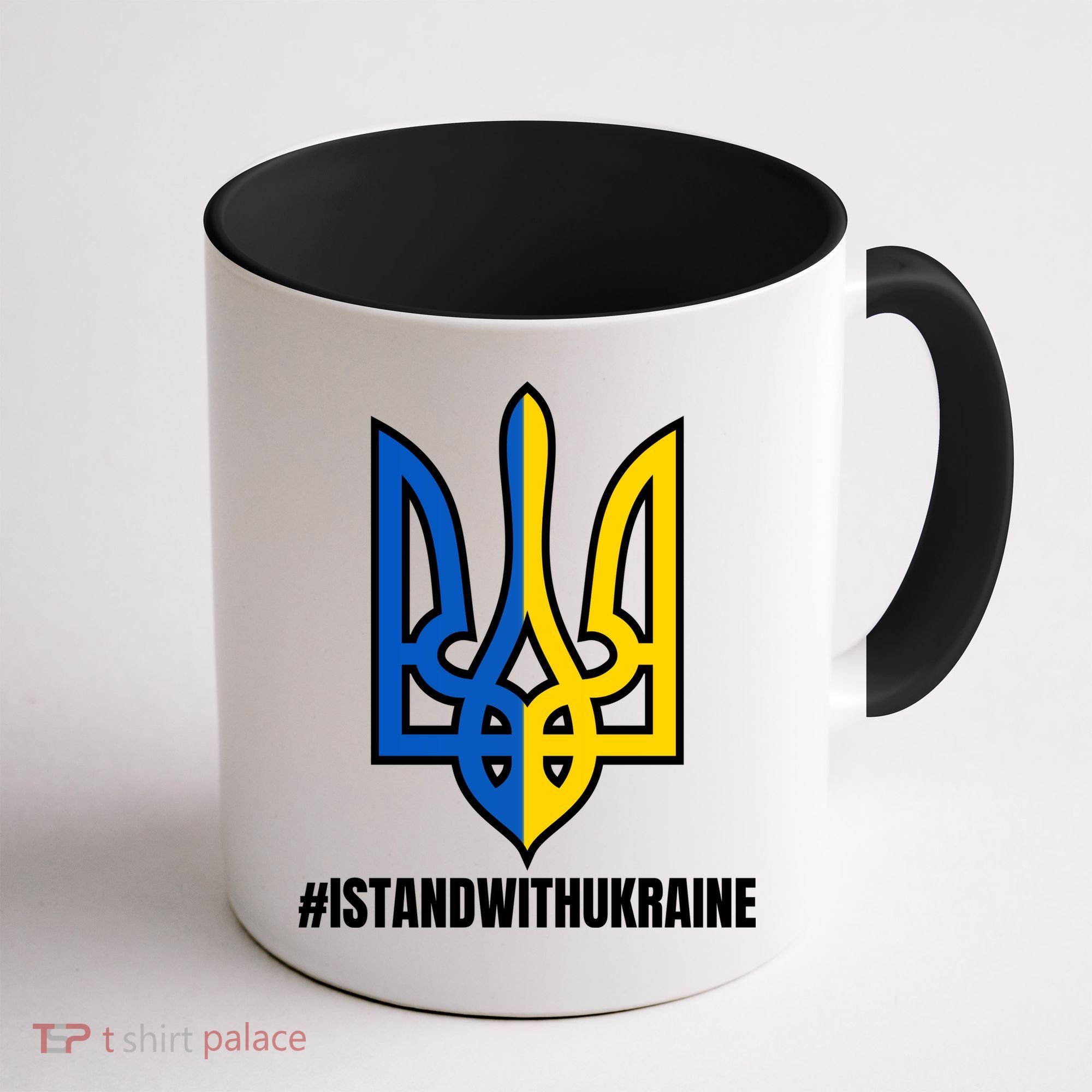 I Stand With Ukraine Flag Support Free Ukrainians Coffee Mug