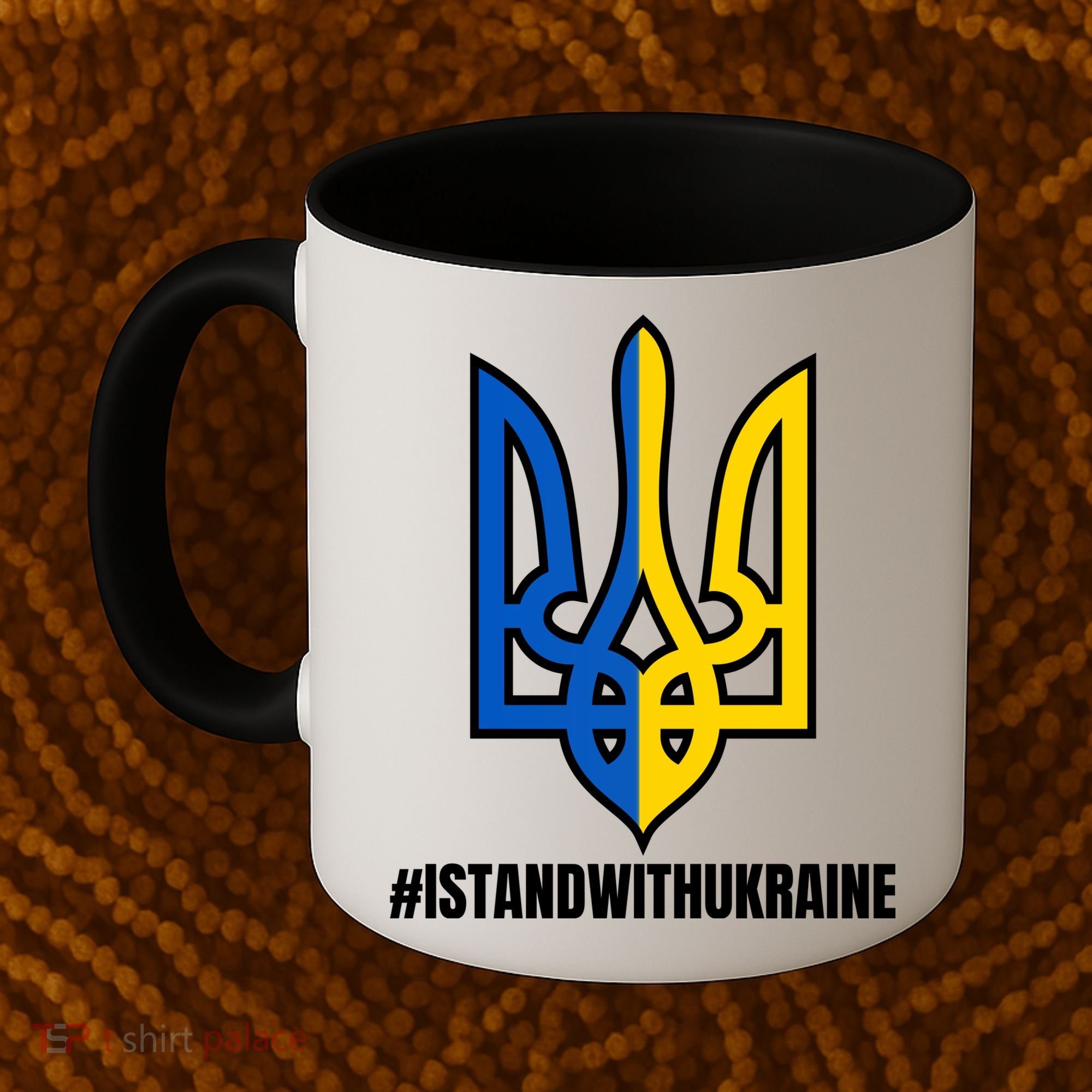 I Stand With Ukraine Flag Support Free Ukrainians Coffee Mug