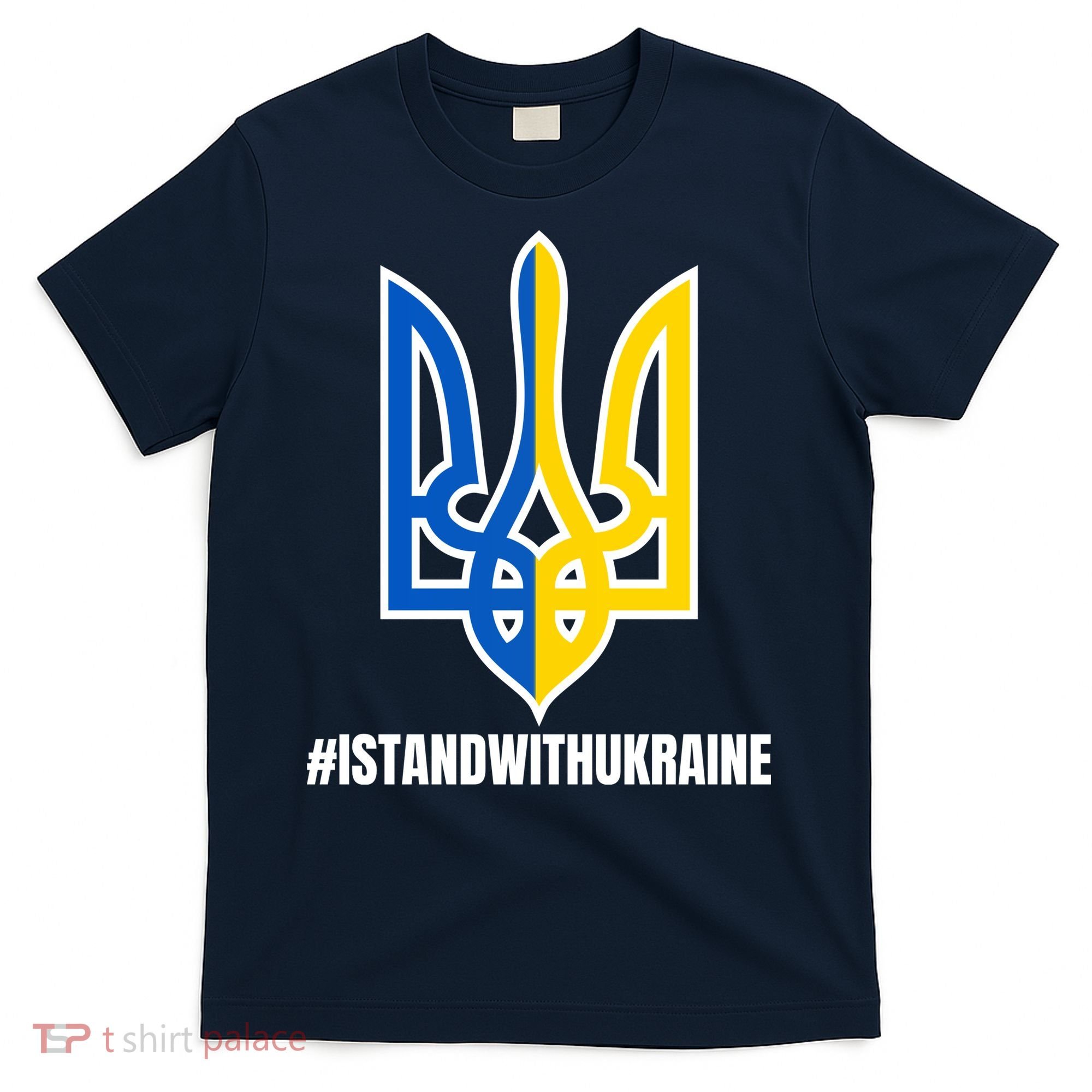 I Stand With Ukraine Flag Support Free Ukrainians T-Shirt